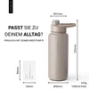Trinkflasche Edelstahl 1L Thermoflasche Sport Gym Flasche Produktbild-Vorschau 5