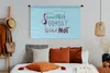 MuchoWow® Wandteppich Wandbehang Zitat "Noch ein Glas? Wein Produktbild-Vorschau 4