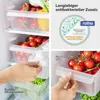 zestaw 3 organizerów na lodówkę LOFT, kolor: przezroczysty Podgląd zdjęcia produktu 5