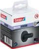 tesa MOON BLACK Handtuchhaken matt inkl. Klebelösung Voir les images du produit 1