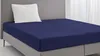 Eleganzzz Spannbetttuch Perkal-Baumwolle – Blau  – 90x200  Produktbild-Vorschau 3