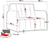 MIRJAN24 Schlafsofa Viva Grand I, einsitzer Bettsofa inkl. Produktbild-Vorschau 10