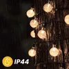 LUMILED Solar Lichterkette Außen 16,8m 100x LED Kristall Produktbild-Vorschau 5