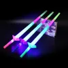 4 Abschnitt ausziehbare LED Glow Sword Kinderspielzeug Produktbild-Vorschau 7