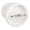 A white plastic washing machine filter part. Produktbild-Vorschau