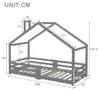 Hausbett 90 x 200 cm,Kinderbett mit Schornstein Produktbild-Vorschau 2