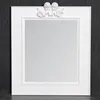 Spiegel ANGELO mit Engel-Ornament weiss 48x40cm Holzrahmen Produktbild-Vorschau 3