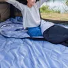 Sacco a pelo leggero con cappuccio 180 x 150 cm Camping Anteprima dell’immagine prodotto 16
