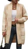 ASKSA Damen Cardigan Karierter Farbblockstrick Produktbild-Vorschau 1
