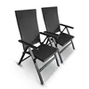 Klappstuhl Aluminium Polyrattan Gartenstuhl Stuhl Produktbild-Vorschau 5