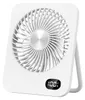 ZELURXX Tischventilator Akku 3000mAh 5 Stufen 8h Laufzeit Produktbild-Vorschau 1
