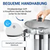 Glasdeckel 28cmØ Pfannendeckel Kochtopfdeckel universal mit Produktbild-Vorschau 4