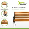 Gartenbank Parkbank Holtz Gusseisen Garten Outdoor Bank Produktbild-Vorschau 7
