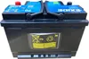 A car battery is shown against a white background. Produktbild-Vorschau