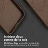 Accezz Couverture arrière Magsafe en cuir vintage pour le Voir les images du produit 5