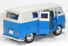 VW Bus Bulli T1 blau Modellauto 11,5 cm Metall Spritzguss Produktbild-Vorschau 4