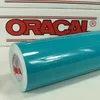 (5,60€/m²) Oracal® Möbelfolie 066 Türkisblau Glanz 63 cm Produktbild-Vorschau 2
