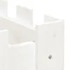 The Living Store Hochbeet Lattenzaun-Design Weiß 200x30x30 Produktbild-Vorschau 8