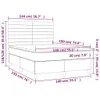 The Living Store Boxspringbett mit Matratze & LED Produktbild-Vorschau 8