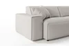 KAWOLA Sofa RANI Ecksofa Cord steingrau Recamiere rechts Produktbild-Vorschau 4