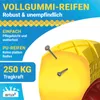 Bituxx PolyurethanSchubkarren Rad 4.80/4 4.00-8 Gelb Produktbild-Vorschau 2