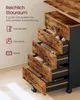 VASAGLE Rollcontainer, Aktenschrank, Schubladenschrank, Produktbild-Vorschau 3