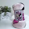 Flanelldecke 100x150 Minnie Mouse rosa (koralle) Produktbild-Vorschau 3