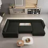 Masseno Ecksofa VELAMI L-S mit Schlaffunktion U-Form, Sofa Produktbild-Vorschau 3