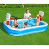 Bestway® Family Pool Basketball 251 x 168 x 102 cm, eckig Produktbild-Vorschau 8