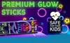 100er Set Leuchtstäbe bunt mit Armband- und Produktbild-Vorschau 4