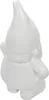 A white ceramic garden gnome figure, shown from a side-angle. Náhľad obrázku produktu