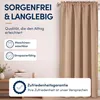 Kräuselband-Vorhang 140x225cm #9009 hellbraun Produktbild-Vorschau 7