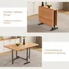 Table extensible pour repas, dimensions 120 x 80 cm, Voir les images du produit 2