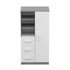 A product shot of a children's bookshelf with drawers and a door. Náhľad obrázku produktu