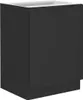 Unterschrank Siena schwarz 60 D 1F BB Produktbild-Vorschau 1