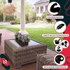 KOTARBAU® Lot de 4 Jardinières Extérieure Plastique Voir les images du produit 8