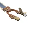 Hosenträger Y Form Vintage Braun Beige Blau Produktbild-Vorschau 4