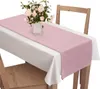 Voppi Różowy bieżnik na stół 40x130 cm welurowy pudrowy róż Podgląd zdjęcia produktu 1