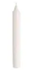 Haushaltskerzen mit Dornloch Ø 2,45 cm · 20 cm weiss Produktbild-Vorschau 3
