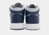 Nike Jordan 1 Mid White Midnight Navy Wolf Grey Trenerzy Podgląd zdjęcia produktu 4