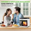 Fritéza s horkým vzduchem NutriChef 5,5 l, bílá – Náhled obrázku produktu 3