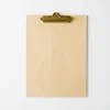 CLIPBOARD blocco di scrittura in legno A4 con clip dorata Anteprima dell’immagine prodotto 2