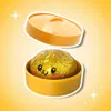 Glitzer Dumpling Squishy 10 cm – Anti-Stress Produktbild-Vorschau 1