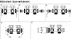 Diagrams showing the assembly or configuration of a valve system. Produktbild-Vorschau