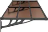 A product shot of a door awning mounted on a white background. Náhľad obrázku produktu