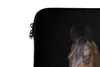 MuchoWow® Laptop Hülle 14 ZollPferde - Tiere - Schwarz - Produktbild-Vorschau 3