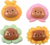 Capybara Squishy 4er Set - Kawaii Anti-Stress Spielzeug - Produktbild-Vorschau 1