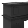vidaXL Kaminumrandung Schwarz 102 x 26 x 100 cm Produktbild-Vorschau 7