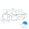 Idohome Ecksofa - Wohnzimmer Sofa mit Schlaffunktion und Produktbild-Vorschau 7