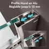 doporro Cabine de Douche Transparent 75x100cm Porte Voir les images du produit 5